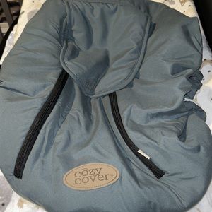 Cozy cover for baby’s car seat